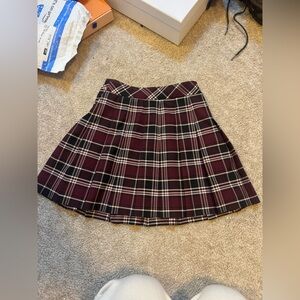 Aritzia Sunday Best Olive Mini Skirt